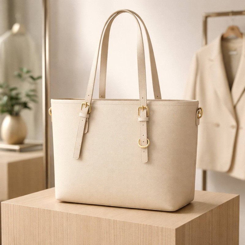PAOLO BAG BIG SIMPLE SHOPPING WHITE