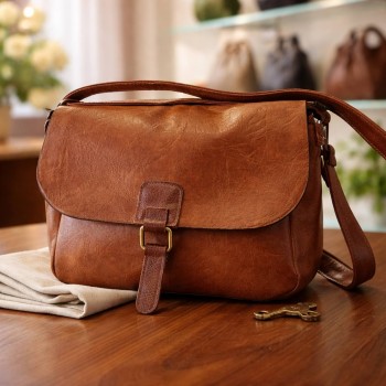 PAOLO BAG ΤΣΑΝΤΑΚΙ ΤΑΧΥΔΡΟΜΙΚΟ BROWN