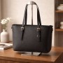 PAOLO BAG BIG SIMPLE SHOPPING BLACK