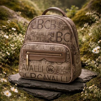 BB CAVALLI CREAM BACKPACK
