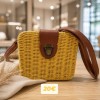 BAMBOO CLUTCH ΚΙΤΡΙΝΟ