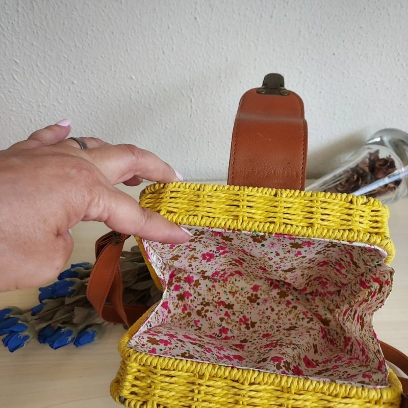BAMBOO CLUTCH ΚΙΤΡΙΝΟ