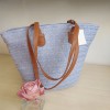 SHOPPING BAG ΨΑΘΙΝΟ ΓΑΛΑΖΙΟ