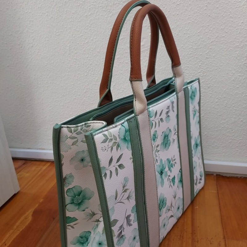 FLOWERS TOTE MENTA