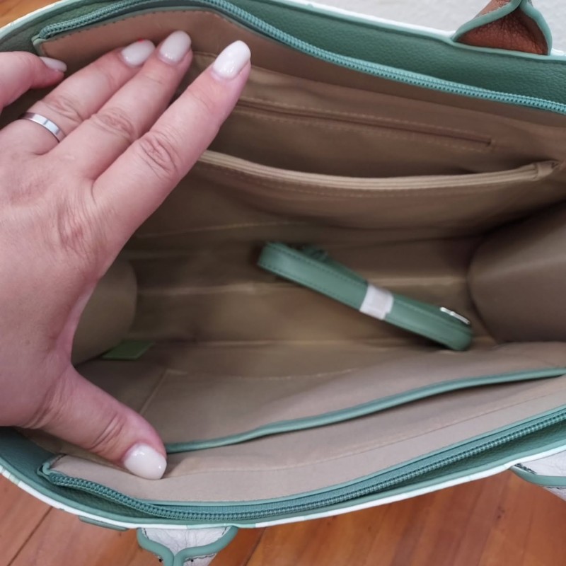 FLOWERS TOTE MENTA