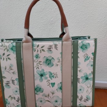 FLOWERS TOTE MENTA