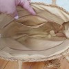 ΨΑΘΙΝΗ SHOPPING BAG ΜΕ ΦΟΥΝΤΑΚΙ