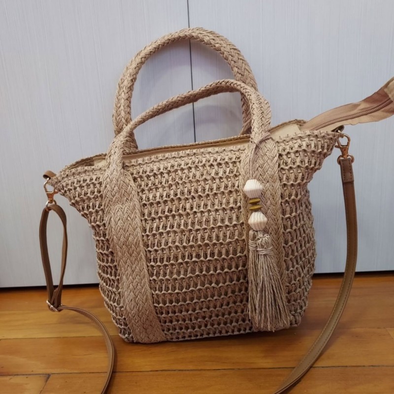 ΨΑΘΙΝΟ MINI TOTE PURO