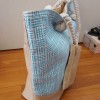 ΨΑΘΙΝΗ SHOPPER ΓΑΛΑΖΙΟ