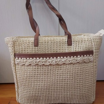 ΨΑΘΙΝΗ SHOPPER WHITE