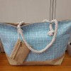 ΨΑΘΙΝΗ SHOPPER ΓΑΛΑΖΙΟ
