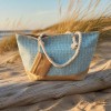 ΨΑΘΙΝΗ SHOPPER ΓΑΛΑΖΙΟ