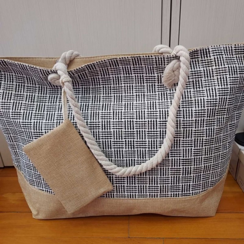 ΨΑΘΙΝΗ SHOPPER BLACK
