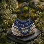 ΣΧΟΙΝΙΑ CLUTCH BEIGE-BLUE