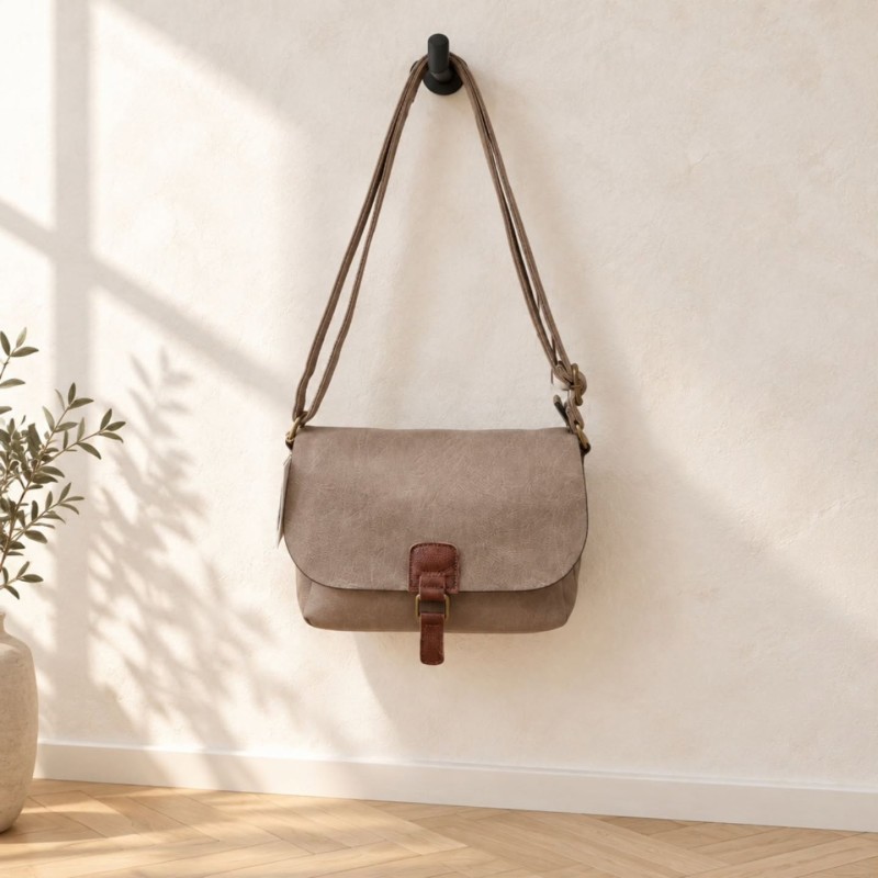 PAOLO BAG ΤΣΑΝΤΑΚΙ ΤΑΧΥΔΡΟΜΙΚΟ ΓΚΡΙ