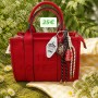 TOTE MINI RED +CHARMS
