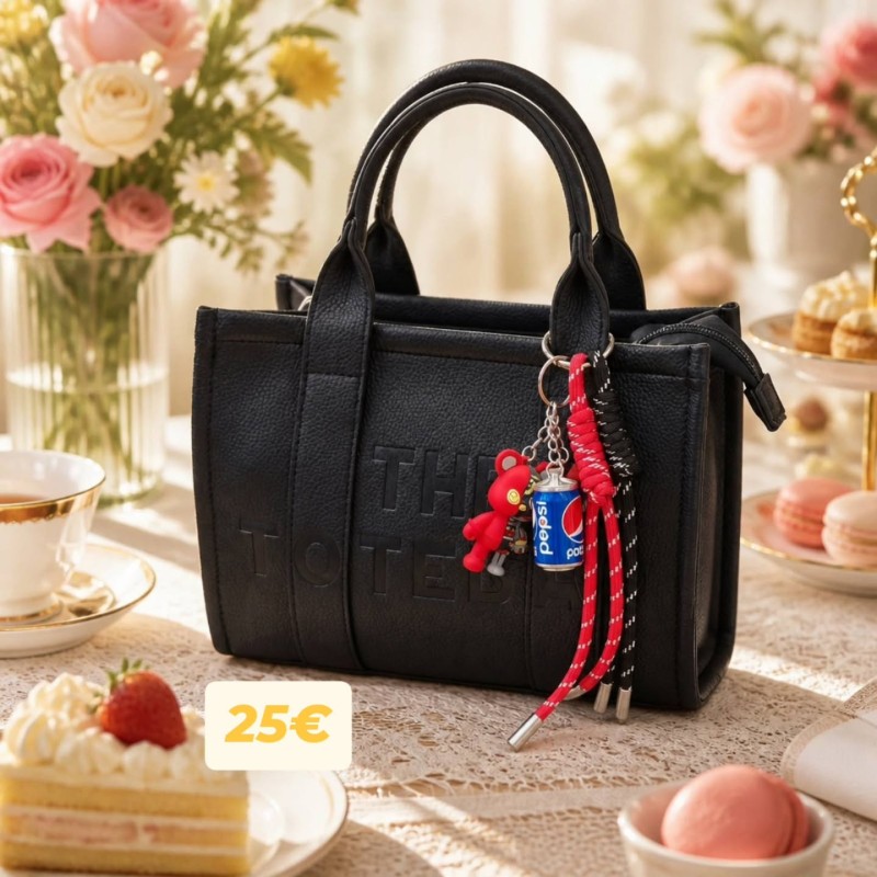 TOTE MINI BLUE +CHARMS