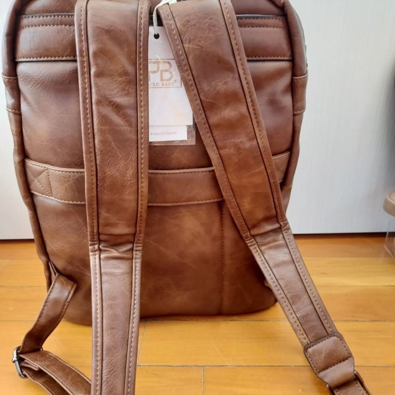 ΑΝΔΡΙΚΟ ΣΑΚΙΔΙΟ ΠΛΑΤΗΣ BROWN PAOLO PB-19