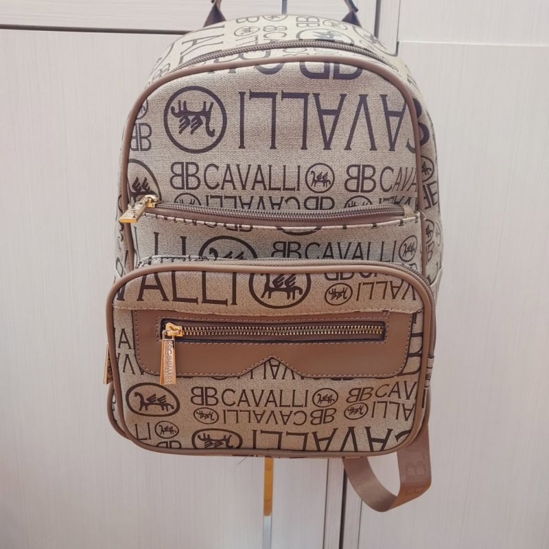 BB CAVALLI BEIGE BACKPACK BC1372