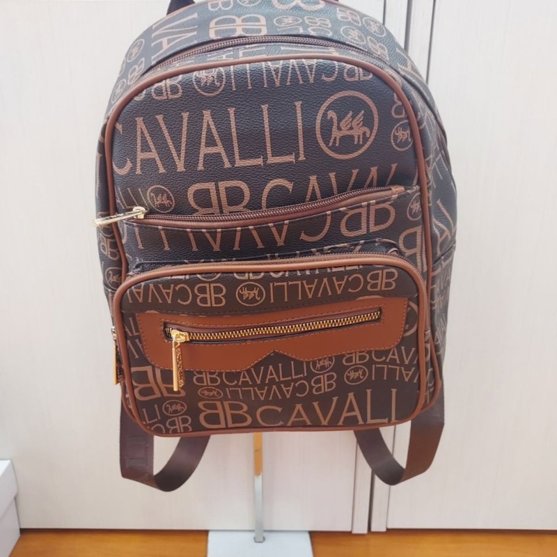 BB CAVALLI BROWN BACKPACK BC1372