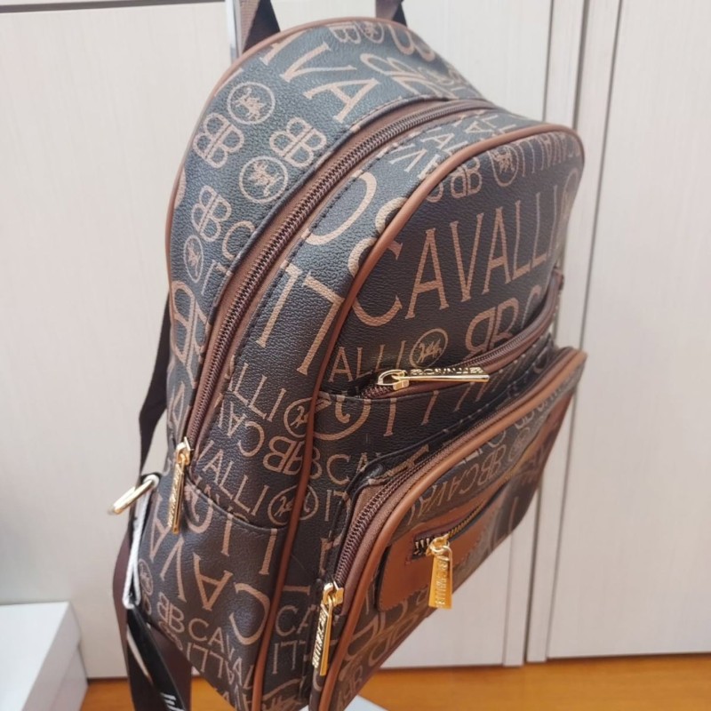 BB CAVALLI BROWN BACKPACK BC1372