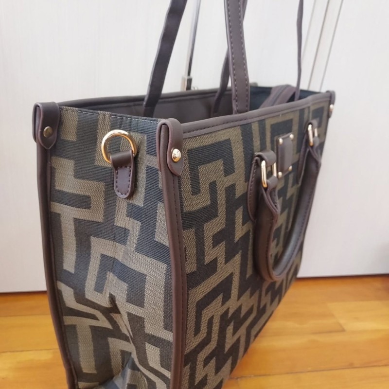 ΜΑΙΑΝΔΡΟΣ NEW TOTE BROWN