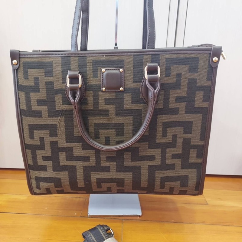 ΜΑΙΑΝΔΡΟΣ NEW TOTE BROWN