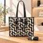 ΜΑΙΑΝΔΡΟΣ NEW TOTE BLACK & WHITE
