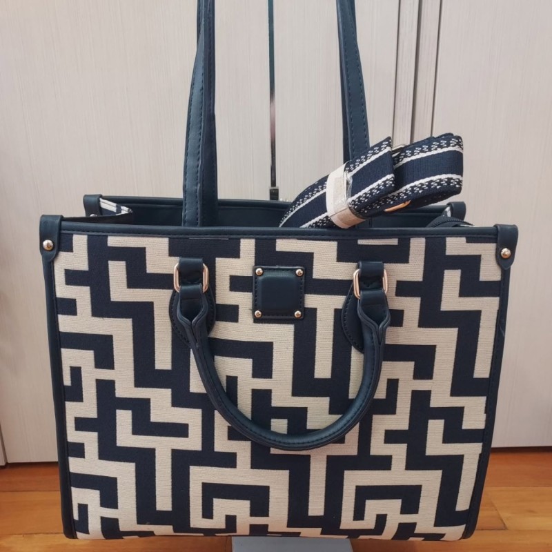 ΜΑΙΑΝΔΡΟΣ NEW TOTE BLUE