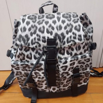 BACKPACK BLACK LEOPARD