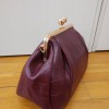CLUTCH CROCO BURGUNDY