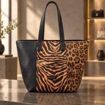 SHOPPING BAG LEOPARD