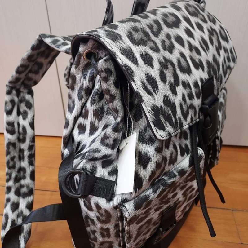 BACKPACK BLACK LEOPARD