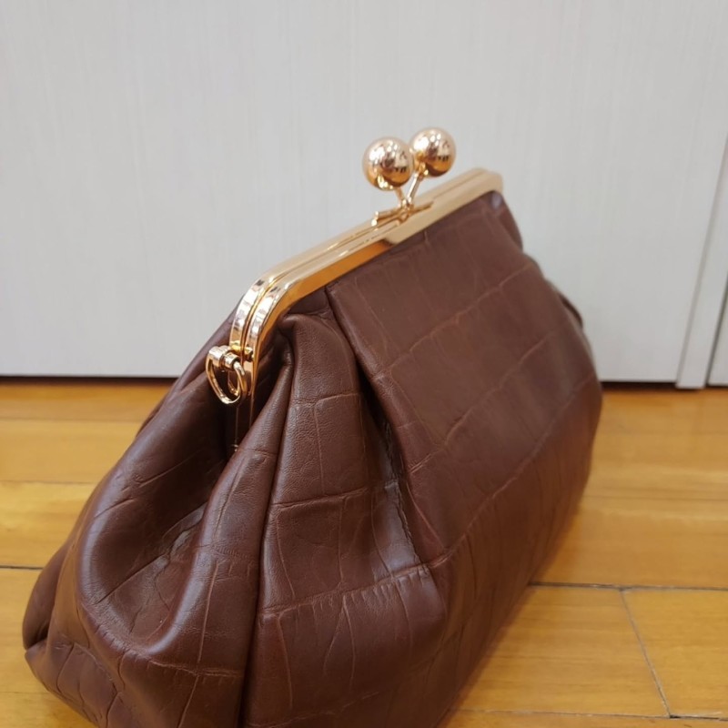 CLUTCH CROCO BROWN