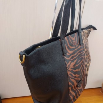 SHOPPING BAG DARK LEOPARD