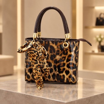 MINI TOTE LEOPARD