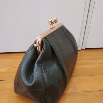 CLUTCH CROCO OLIVE